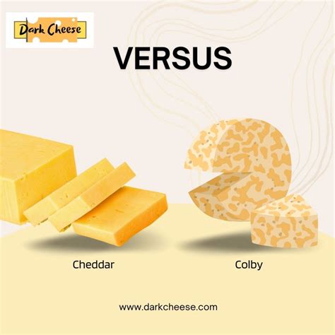 cheddar  colby cheese  differences