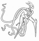 Deoxys Attack sketch template