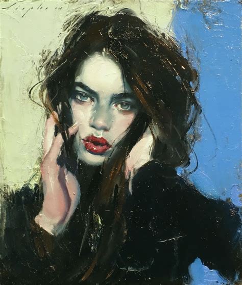 Tousled Hair By Malcolm T Liepke Oil On Canvas 2015