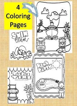 year summer coloring pages  activities  prep tpt
