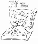 Flu Fever Playinglearning sketch template