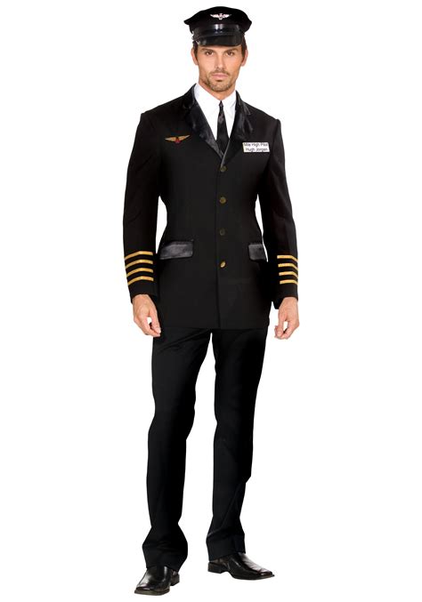 men s mile high pilot costume