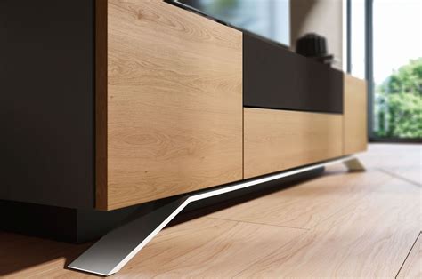 modern media console designs showcasing  styles  features