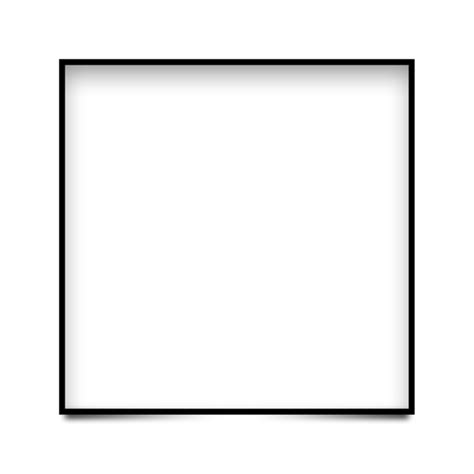 transparent simple black border png white simple frame png png images