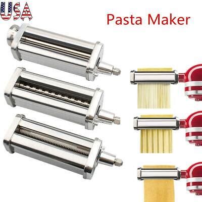 set pasta roller cutter parts  kitchenaid ksmpra stand mixer stainless steel ebay