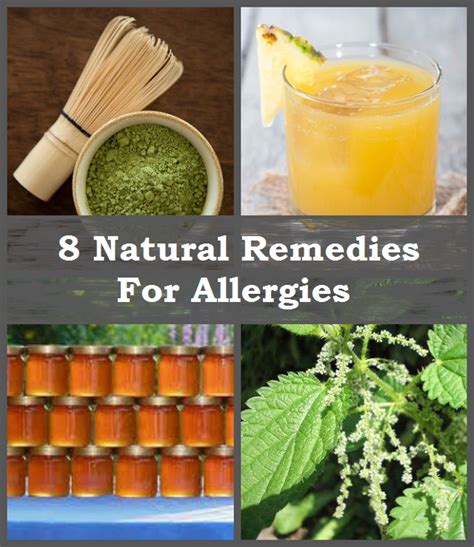 8 natural remedies for allergies