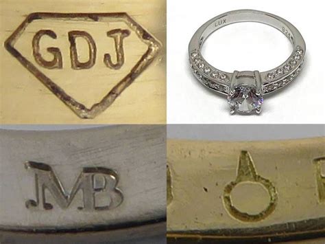 jewelry makers marks   ring stamp means