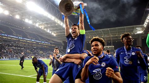 chelsea fc win  champions league title  defeating manchester city itv news