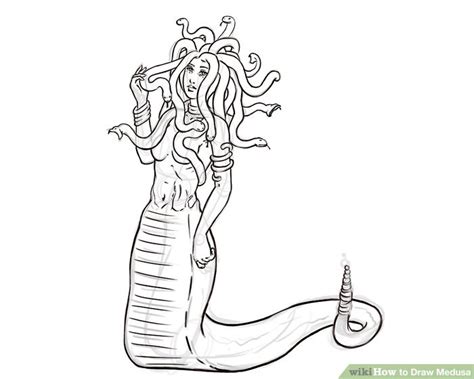 How To Draw Medusa 8 Steps With Pictures Wikihow