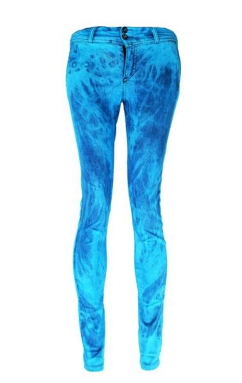 Size S Custom Jeans Turquoise Acid Wash Jeans Tie Dye Skinny Etsy