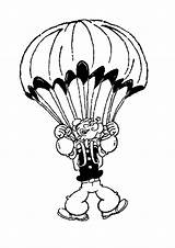 Parachute Popeye Coloring Pages Sailor 473f Flying Man Color Clipart Print Printable Drawings Clip 76kb Tv Hellokids sketch template