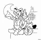 Donald Duck Coloring Pages Daisy Disney Color Kids Sheets Printable Sheet Print Book Mouse Mickey sketch template