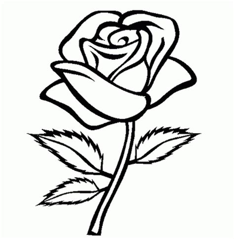 flower coloring pages  girls easy printable kids colouring pages