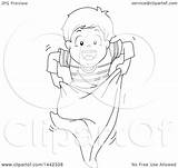Hopping Lineart Boy Illustration Little Potato Sack Royalty Bnp Studio Clipart Vector 2021 sketch template