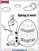 Easter Frozen Olaf Coloring Disney Pages Spring Colouring Quotes Hmcoloringpages Printable Library Quotesgram Princess Sheets Elsa sketch template
