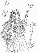 Aphrodite Deviantart Anime sketch template