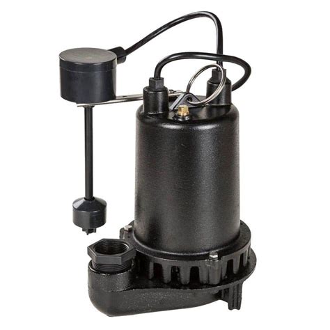 aquapro  hp submersible sump pump  direct  vertical float switch    home depot