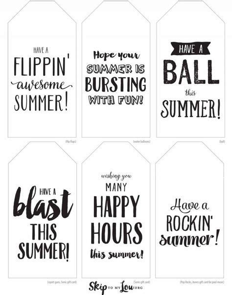 printable happy summer tags teacher gift tags teacher printable tags