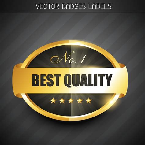 quality label  vector