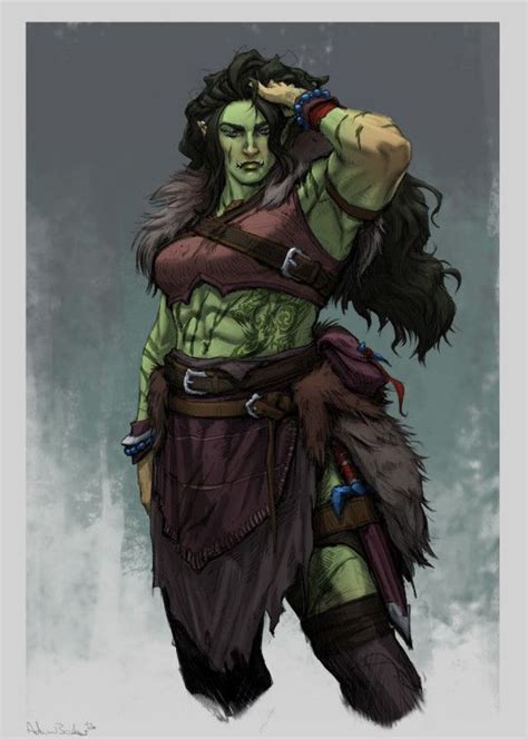 orc girls in 2020 with images fantasy character design