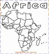 Africa Coloring Map Printable Pages Print Kids African Color Worksheets Countries South Sheet Getcolorings Kid Fastseoguru Geography Sheets Choose Board sketch template