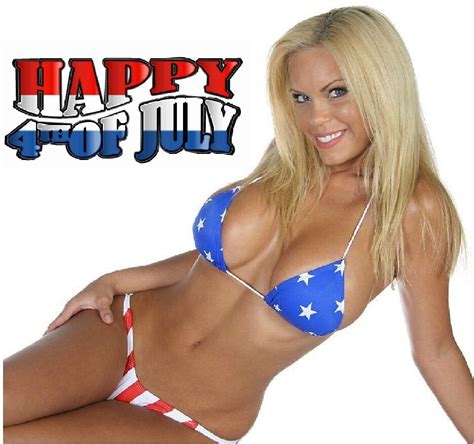 Sexy Happy Fourth Of July Model In Bikini Refrigerator Magnet Ebay