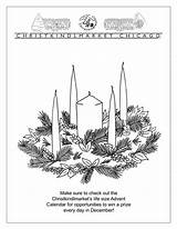 Advent Wreath Coloring Worksheets Christkindlmarket Christmas Pages Downloadable Activities Opposites Worksheeto Below Print Click sketch template