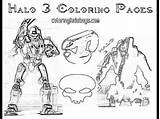 Halo Coloring Pages sketch template