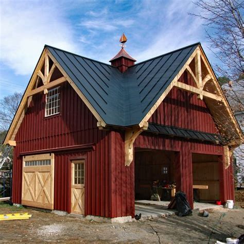 post beam garages custom barns  buildings