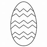 Easter Egg Outline Printable Clipart Coloring Pages sketch template
