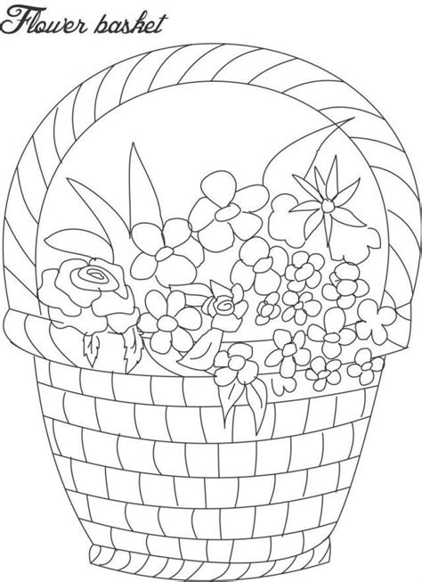 flower pot coloring page   flower pot coloring page
