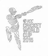 Cricket Cup Coloring Logo Pages Wireless Printable Icc Template Kids Print sketch template