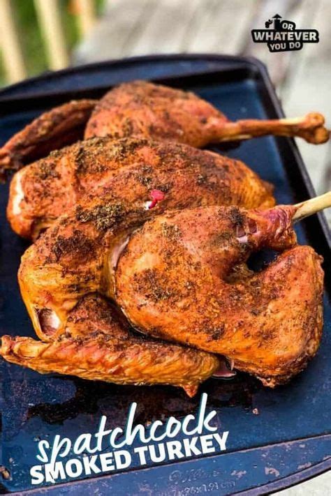 traeger smoked spatchcock turkey recipe turkey recipes spatchcock