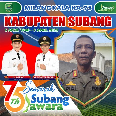 kasi tantrib kecamatan ciasem ucapkan selamat hari jadi   kabupaten