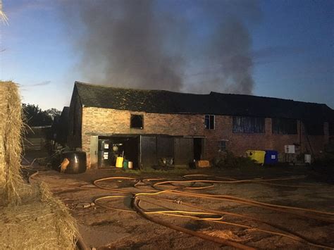 Six Fire Crews Tackle Farm Blaze Near Whittington Shropshire Star