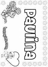 Paulina Pauline Coloring Pages Hellokids Print Color Online Names Girls sketch template