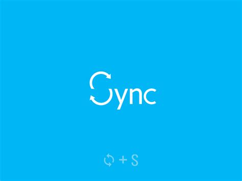 sync logo  kanades  dribbble