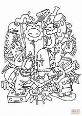 Doodle Coloring Pages Rocking Printable Mandala Cute Drawing Choose Board Categories sketch template
