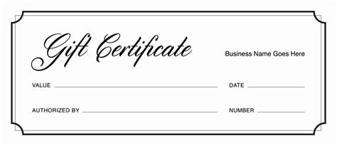 blank  fillable certificate templates blank gift certificates