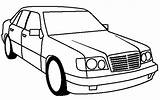 Mercedes Kleurplaat 500e Mygermancars Downloaden sketch template