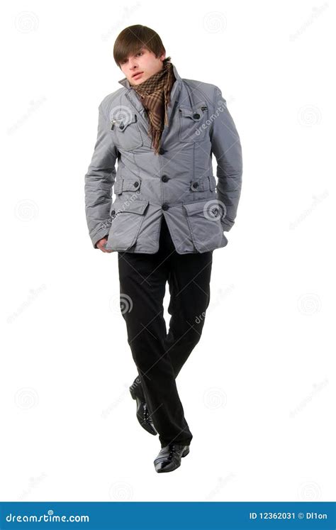 walking adult fashion boy stock image image