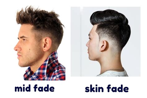 skin fade  mid fade whats  difference pics ready sleek