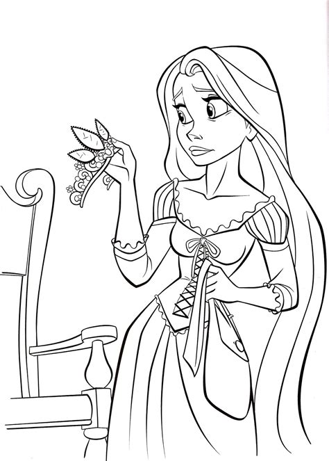 tangled coloring pages printable activity shelter