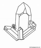 Minerals sketch template