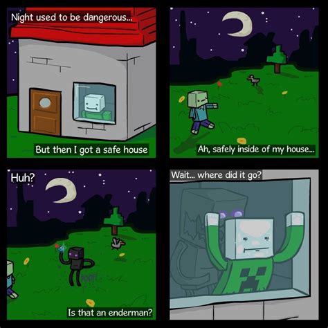 night used to be dangerous minecraft funny pictures funny pictures and best jokes comics