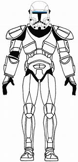 Commando Coloriage Ausmalbilder Standard Klonkrieger Republic Malvorlagen Klone Lars sketch template