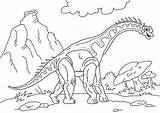 Colorare Dinosauro Dinosauri Diplodoco sketch template