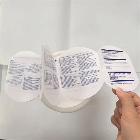 sides folding sticker designer brand leaflet multi layer booklet
