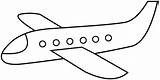 Preschool Air Airplane sketch template