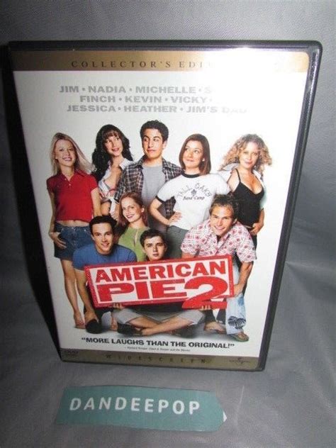 american pie 2 dvd 2002 r rated version widescreen